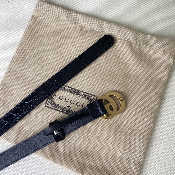 Streetwear Belt Gucci 161072 size:2.0 cm