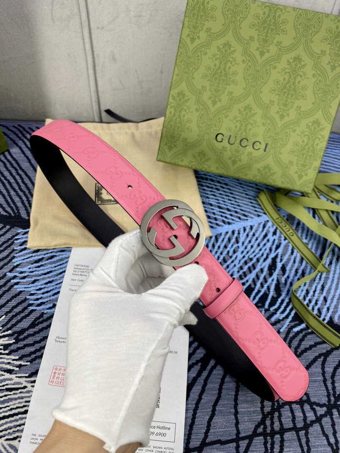 Streetwear Belt Gucci Signature