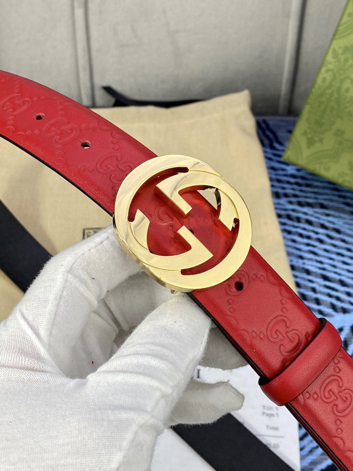 Streetwear Belt Gucci Signature