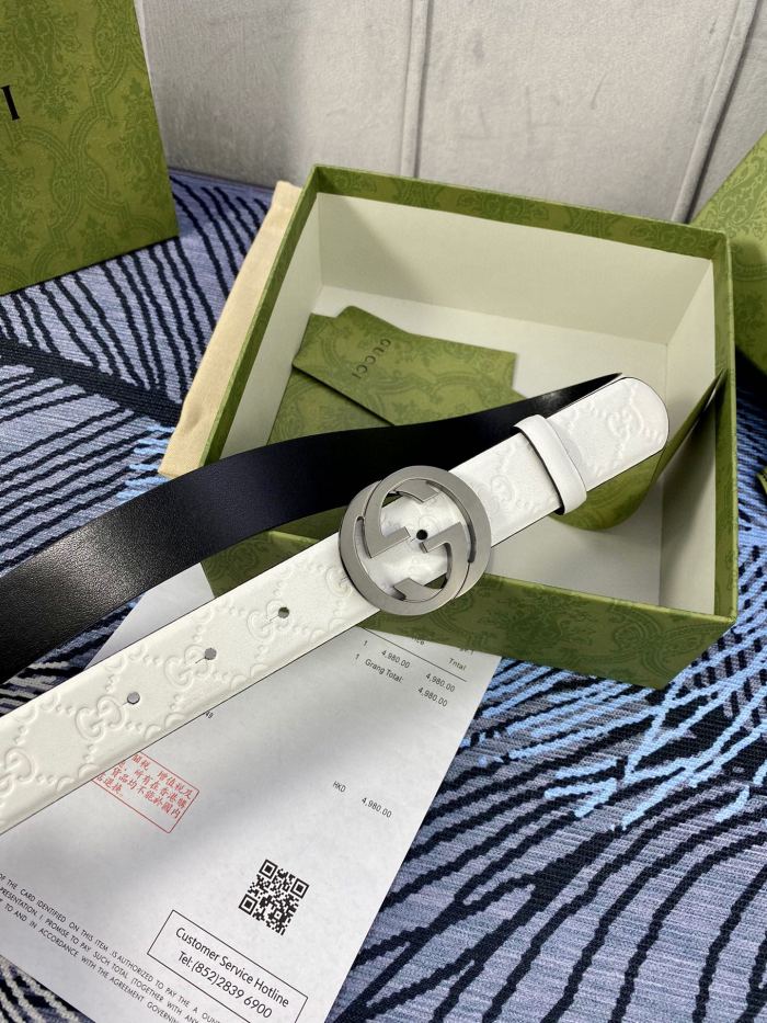 Streetwear Belt Gucci Signature