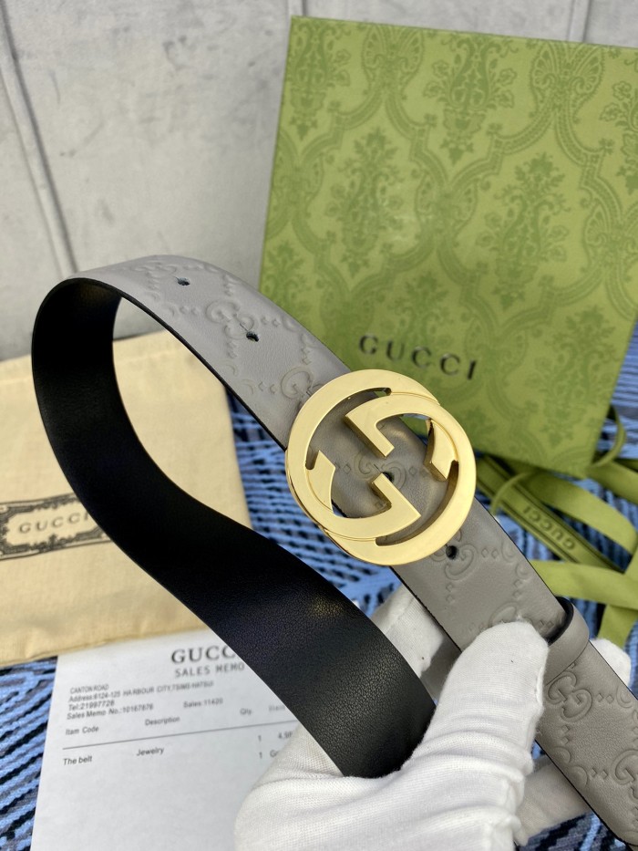 Streetwear Belt Gucci Signature