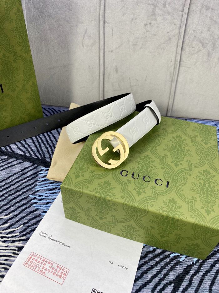 Streetwear Belt Gucci Signature