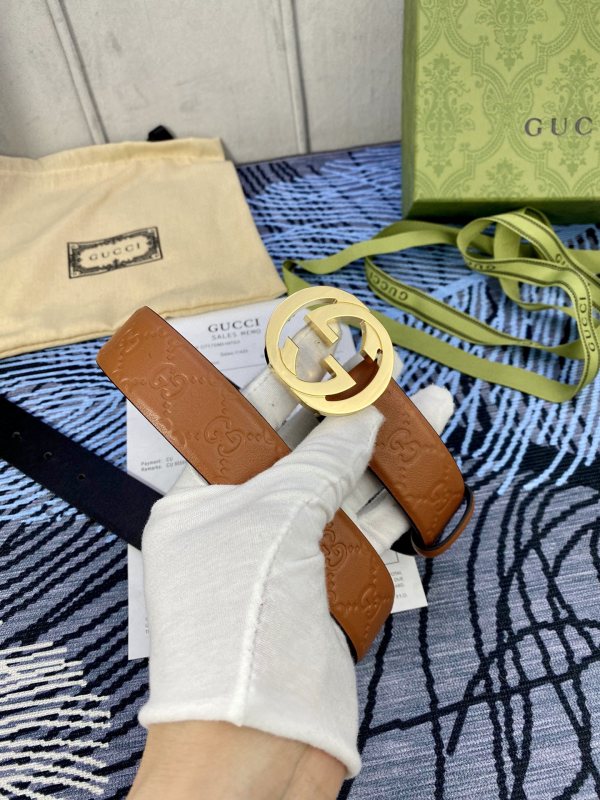 Streetwear Belt Gucci Signature