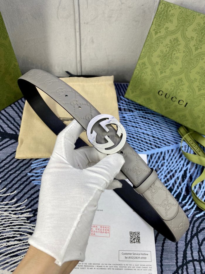 Streetwear Belt Gucci Signature