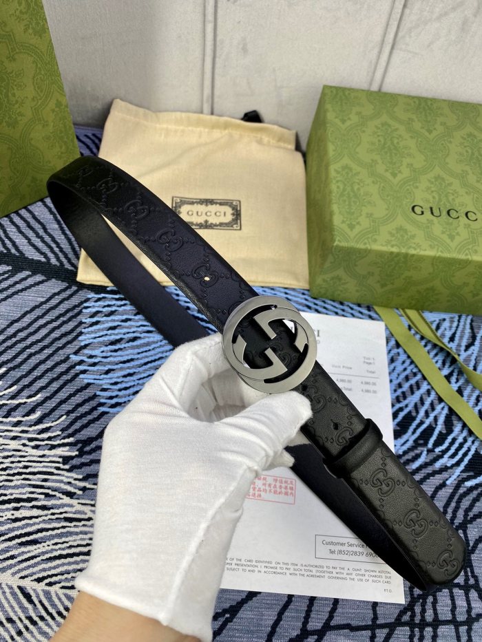 Streetwear Belt Gucci Signature