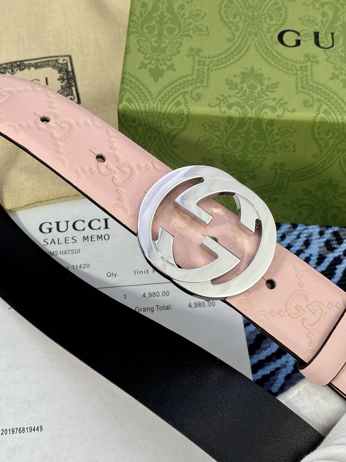 Streetwear Belt Gucci Signature