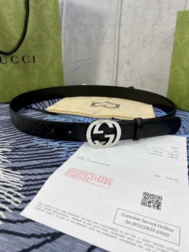 Streetwear Belt Gucci Signature