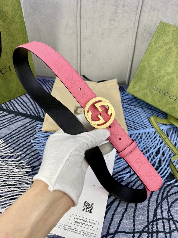 Streetwear Belt Gucci Signature