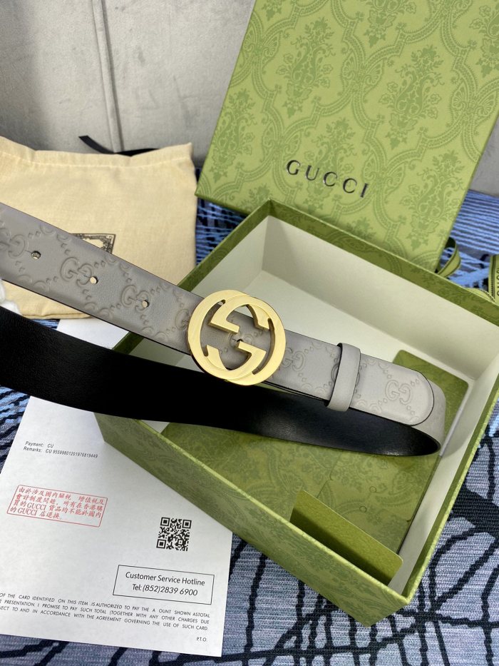 Streetwear Belt Gucci Signature