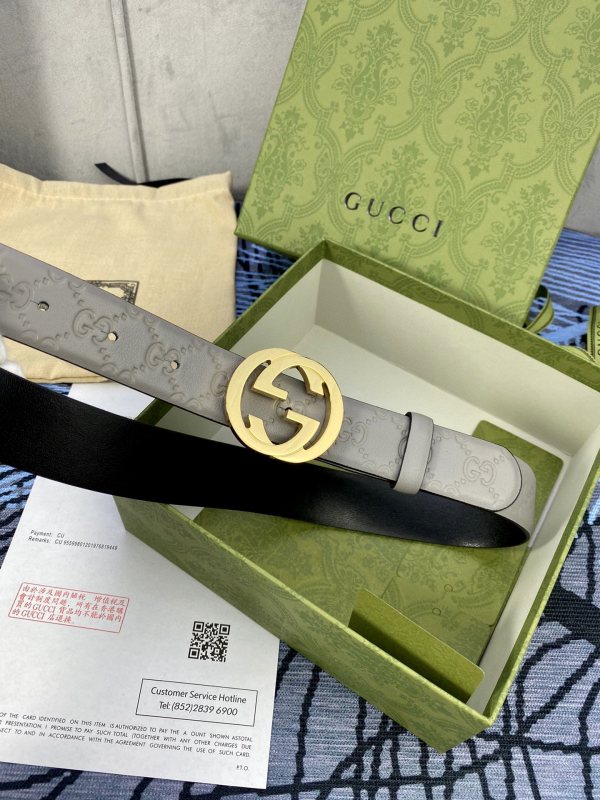 Streetwear Belt Gucci Signature