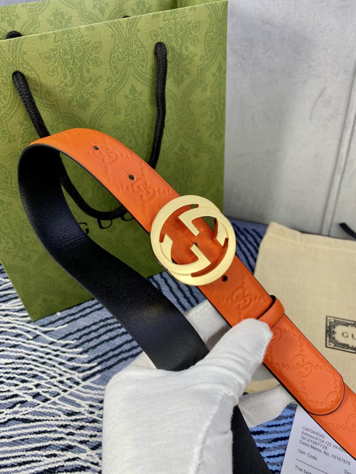 Streetwear Belt Gucci Signature