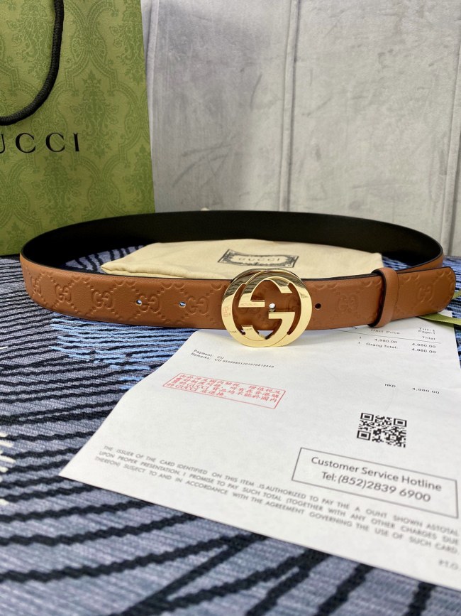Streetwear Belt Gucci Signature