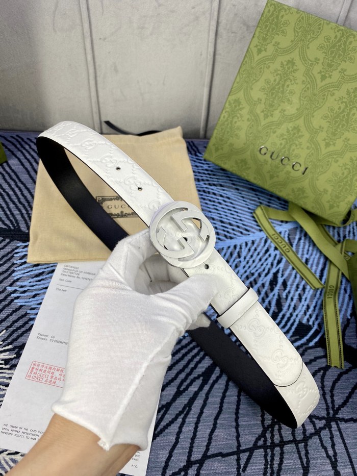 Streetwear Belt Gucci Signature