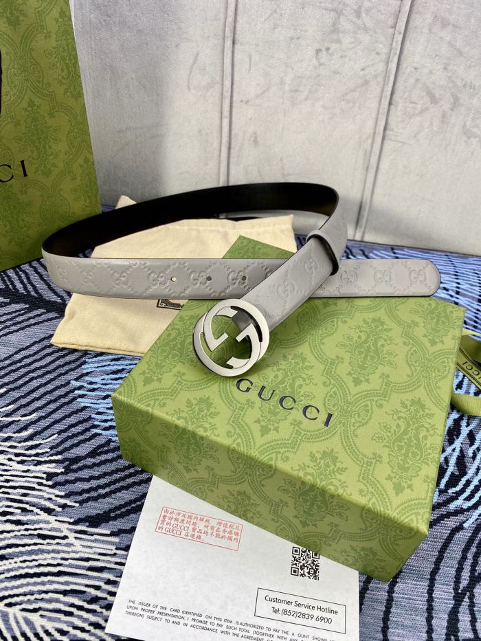 Streetwear Belt Gucci Signature
