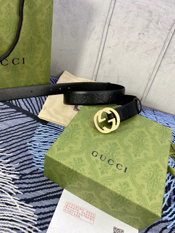 Streetwear Belt Gucci Signature