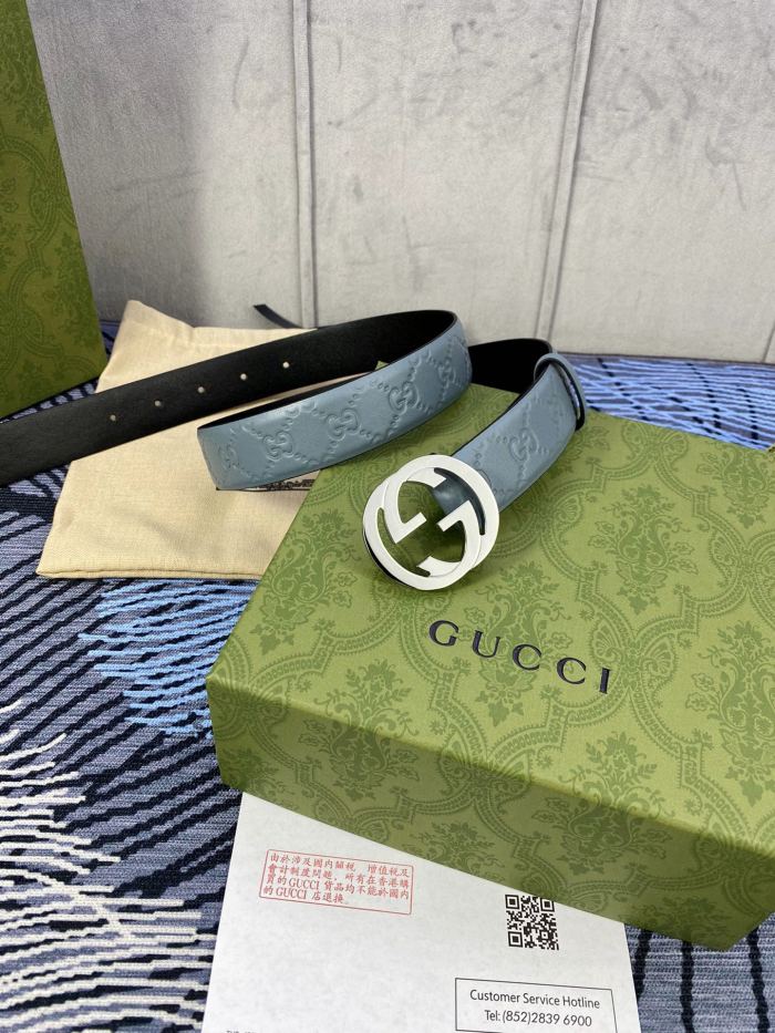 Streetwear Belt Gucci Signature