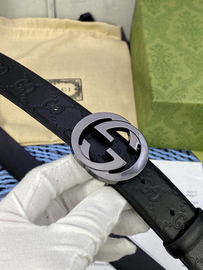 Streetwear Belt Gucci Signature