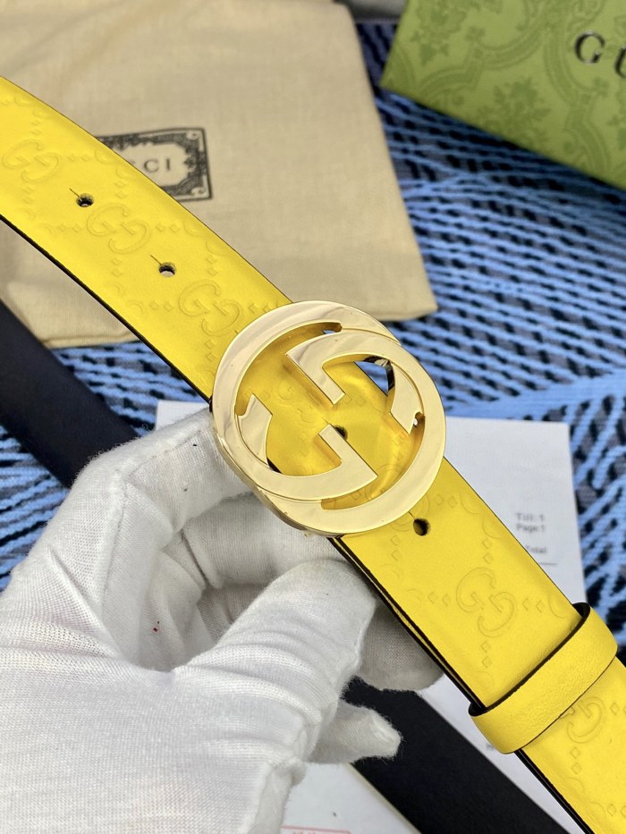 Streetwear Belt Gucci Signature