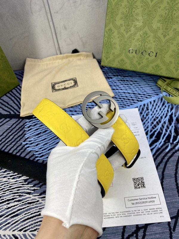 Streetwear Belt Gucci Signature