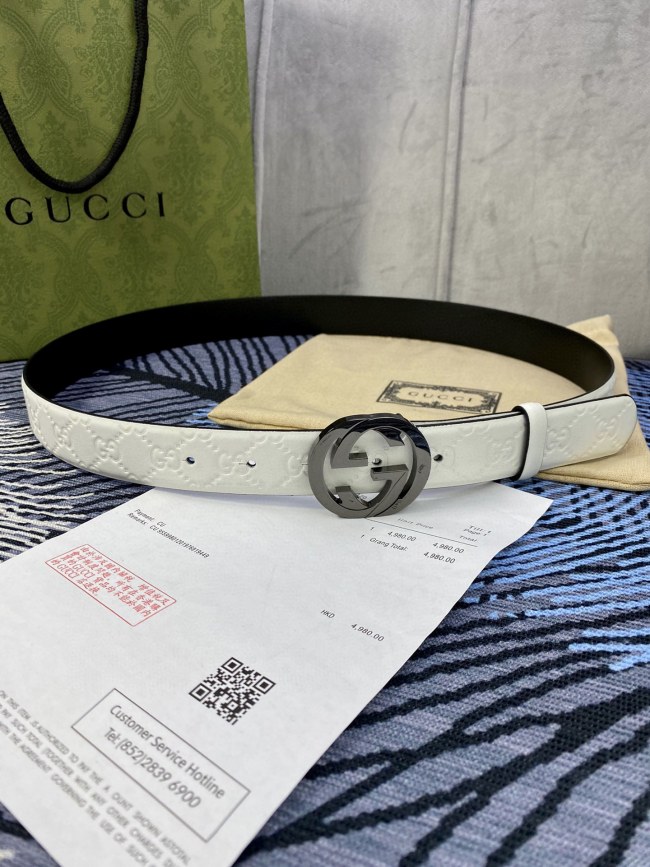 Streetwear Belt Gucci Signature