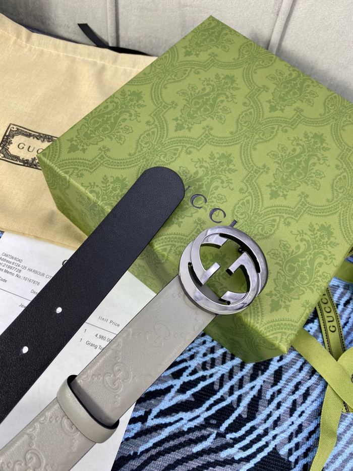 Streetwear Belt Gucci Signature