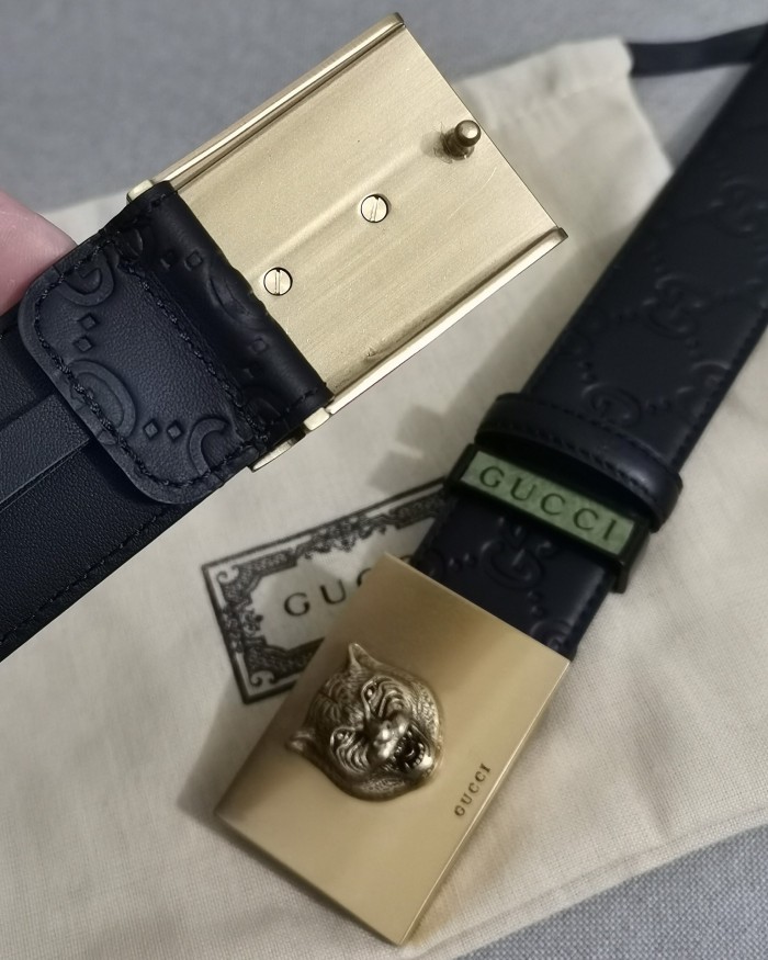 Streetwear Belt Gucci Signature