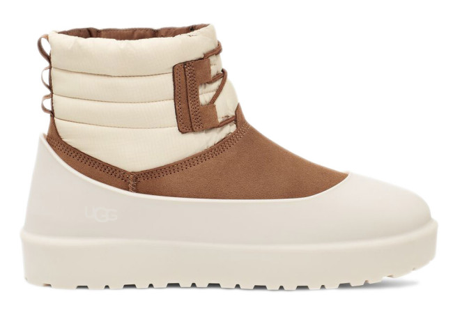 UGG Classic Mini Lace-Up Weather Boot Chestnut Whitecap