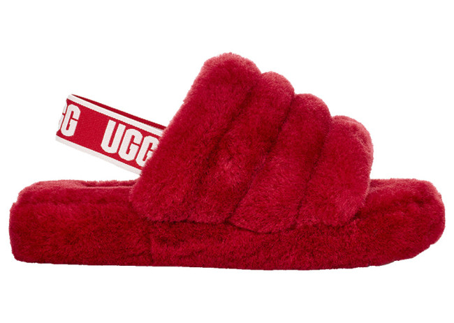 UGG Fluff Yeah Slide Ribbon Red (Kids)