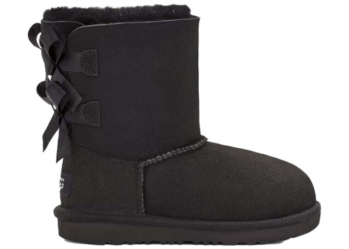 UGG Bailey Bow II Boot Black (Kids)