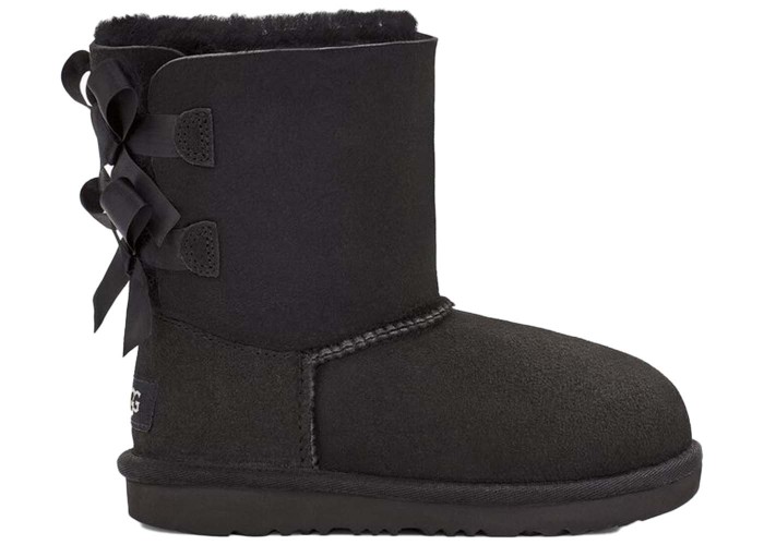 UGG Bailey Bow II Boot Black (Kids)
