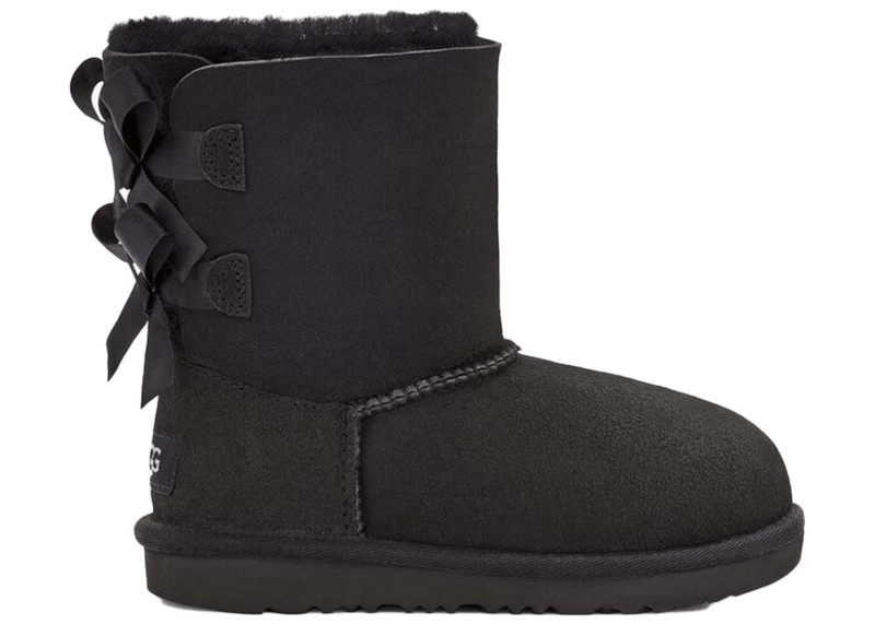 UGG Bailey Bow II Boot Black (Kids)