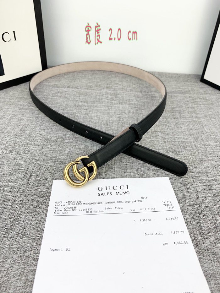 Streetwear Belt Gucci 160488