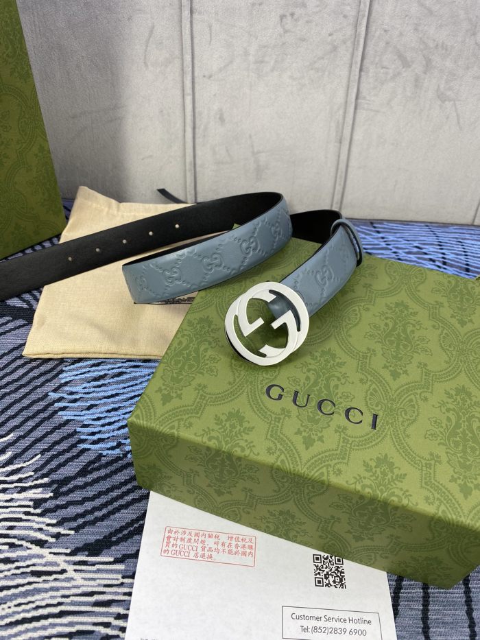 Streetwear Belt Gucci Signature