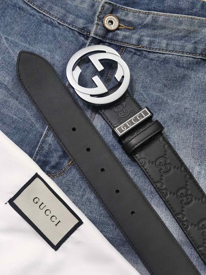Streetwear Belt Gucci Signature