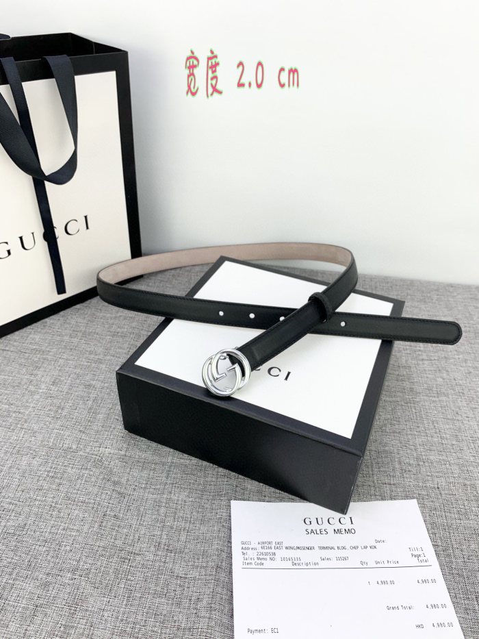 Streetwear Belt Gucci 160489