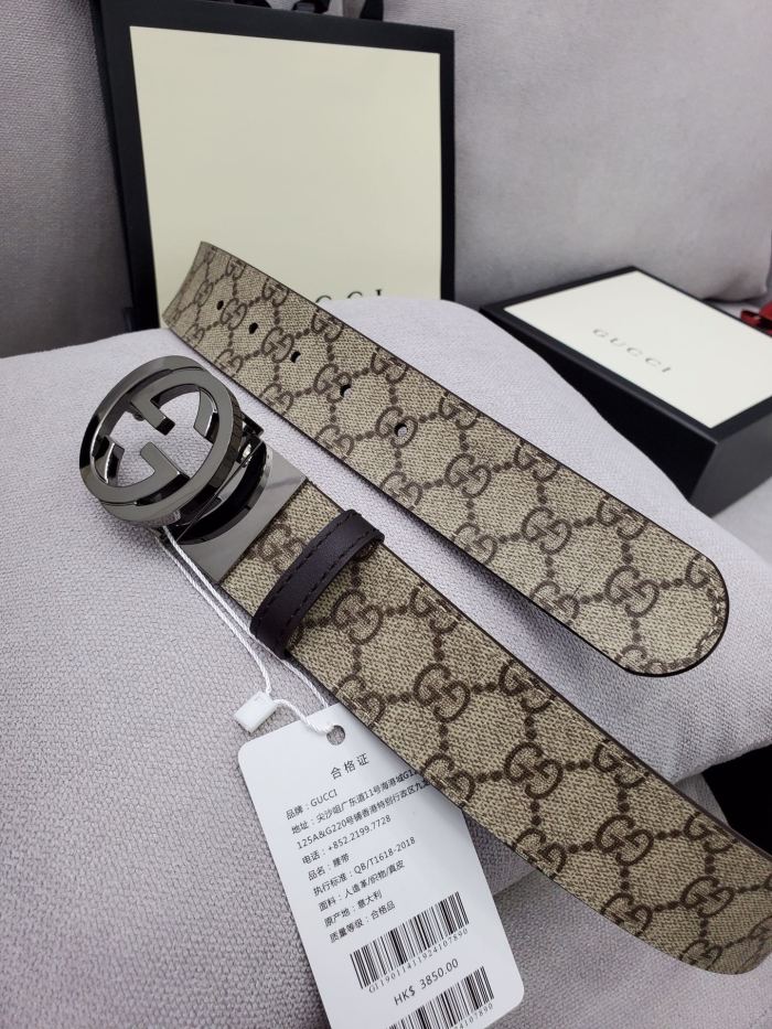 Streetwear Belt Gucci interlocking