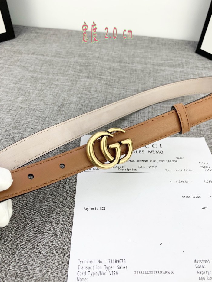 Streetwear Belt Gucci 160486