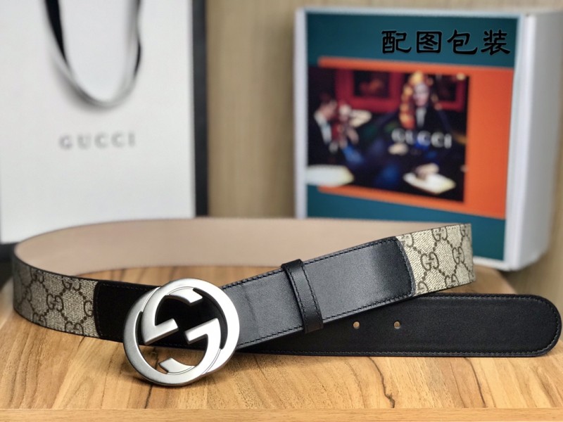 Streetwear Belt Gucci 160356 size:3.8 cm