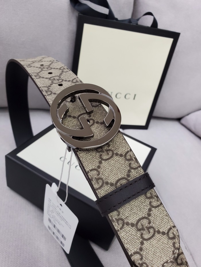 Streetwear Belt Gucci interlocking