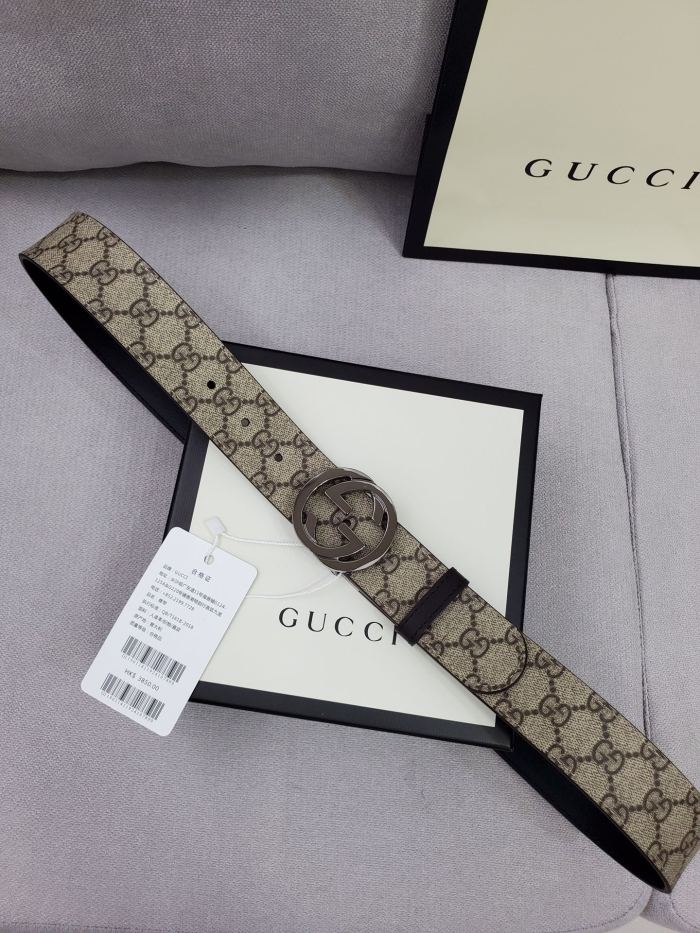 Streetwear Belt Gucci interlocking