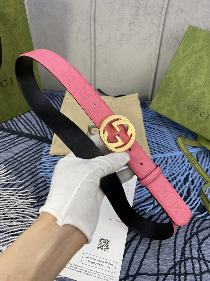 Streetwear Belt Gucci Signature