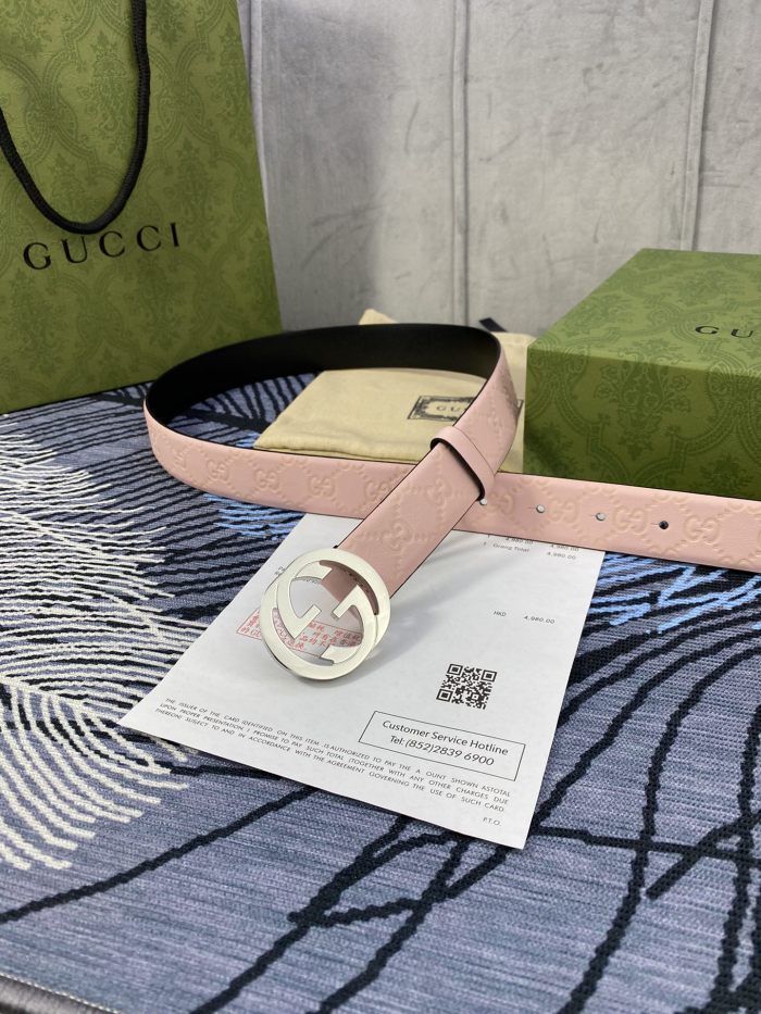 Streetwear Belt Gucci Signature
