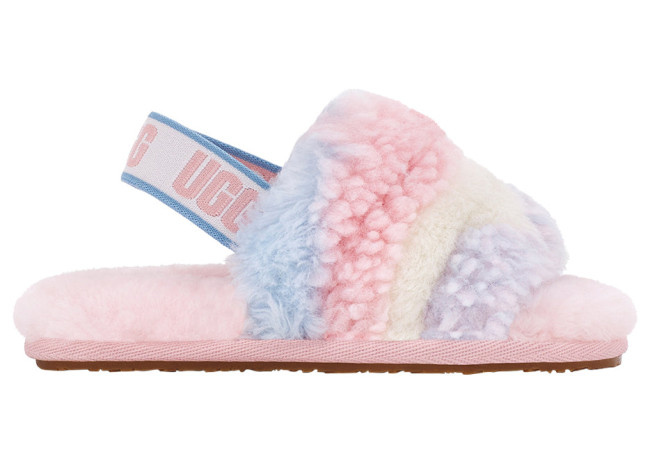 UGG Fluff Yeah Slide Pride-Stripes (Toddler)