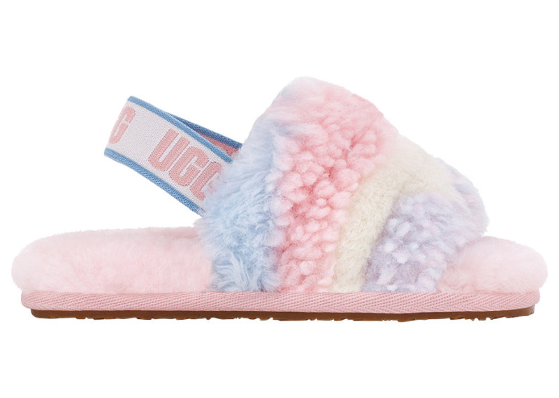UGG Fluff Yeah Slide Pride-Stripes (Toddler)