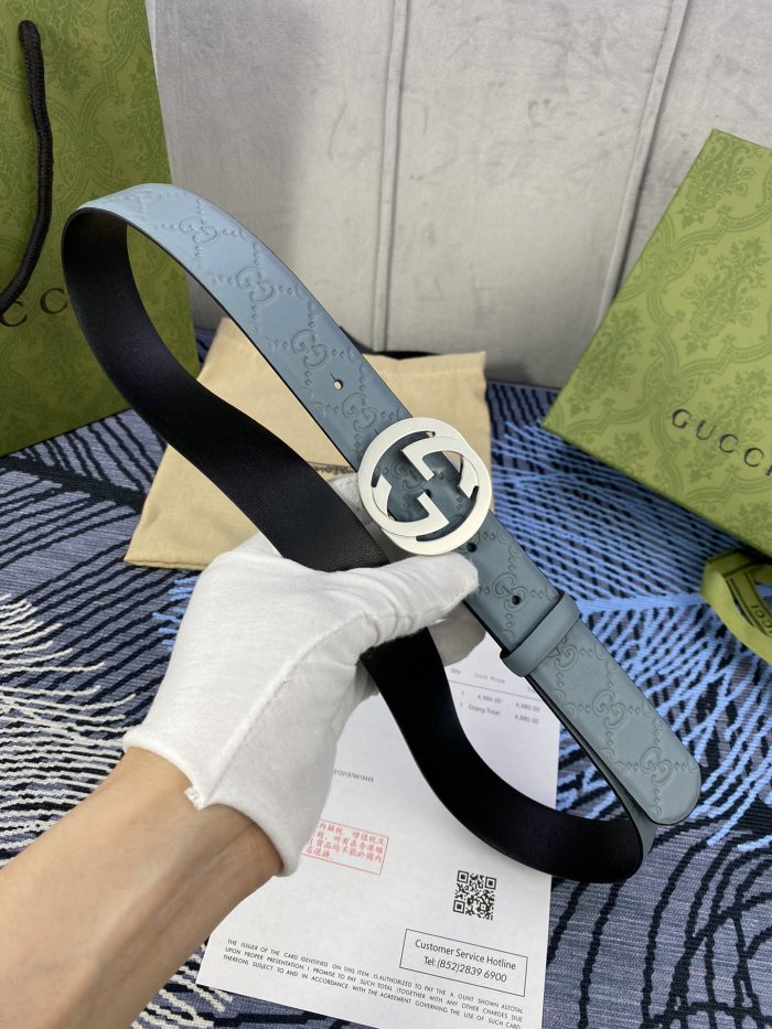 Streetwear Belt Gucci Signature