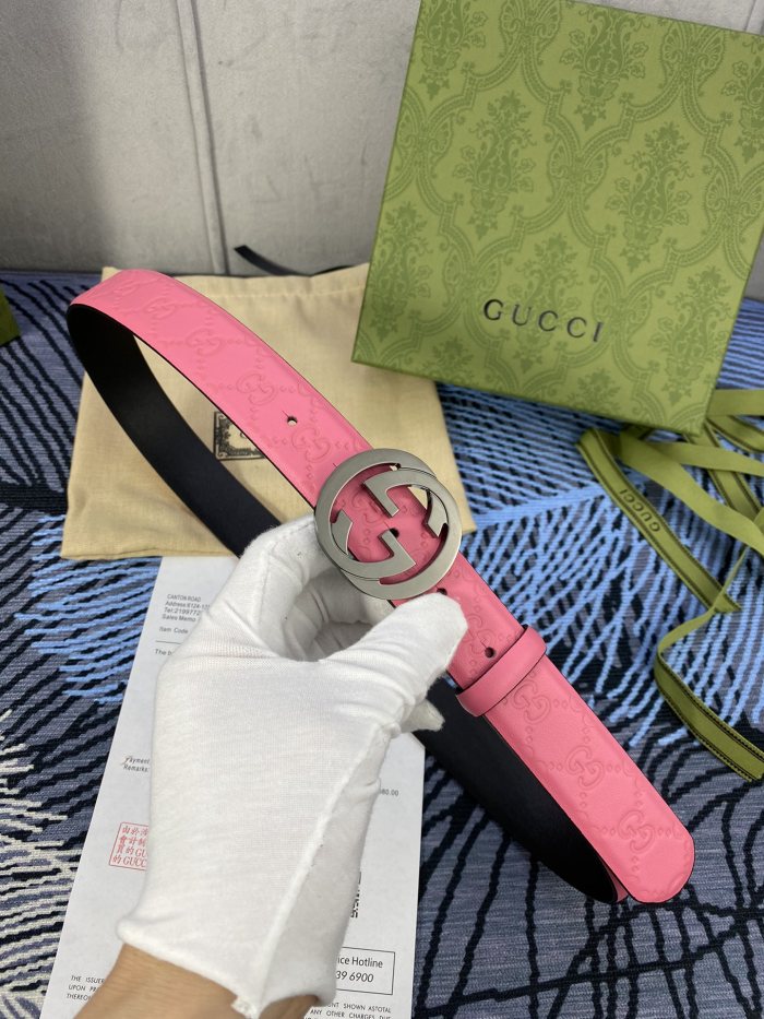 Streetwear Belt Gucci Signature
