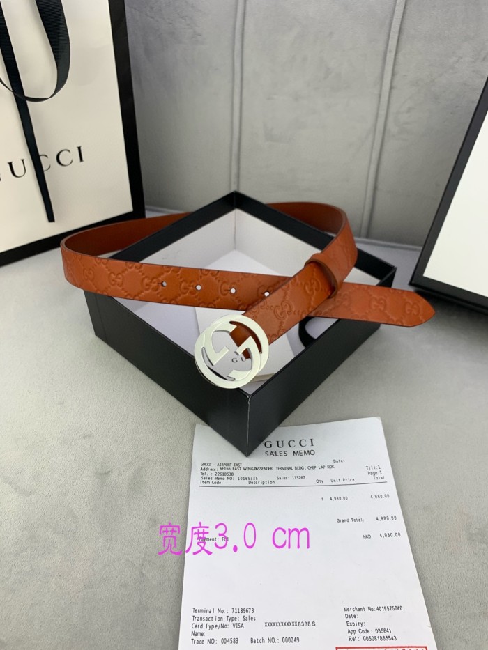 Streetwear Belt Gucci 160438