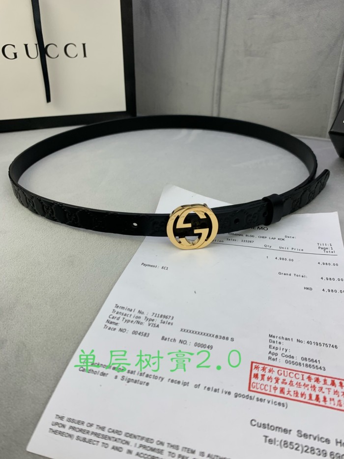 Streetwear Belt Gucci 160291