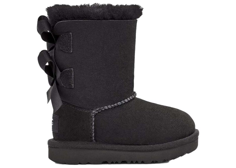 UGG Bailey Bow II Boot Black (Toddler)