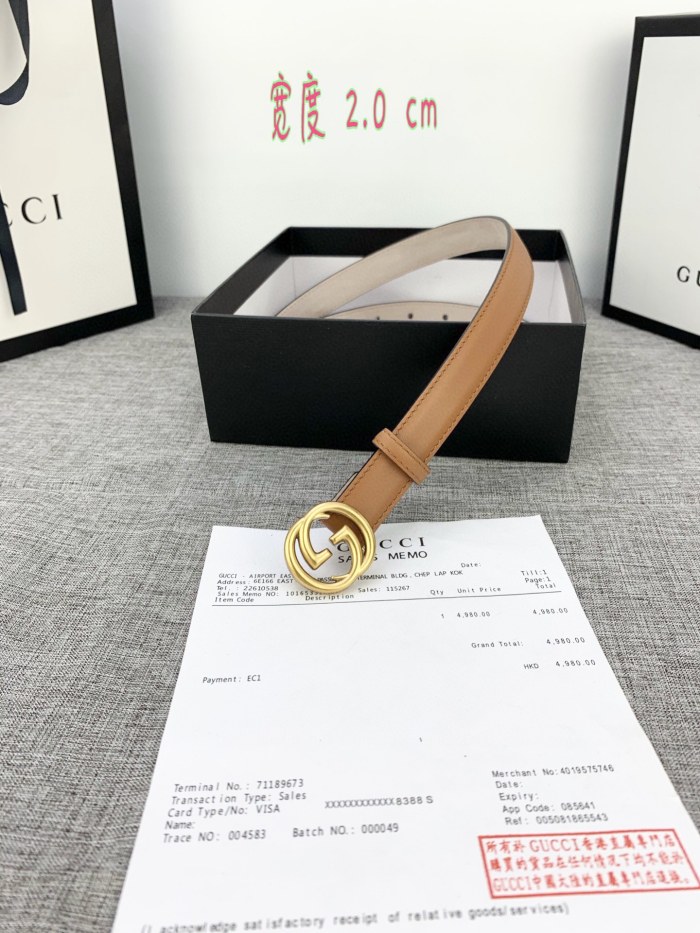 Streetwear Belt Gucci 160487